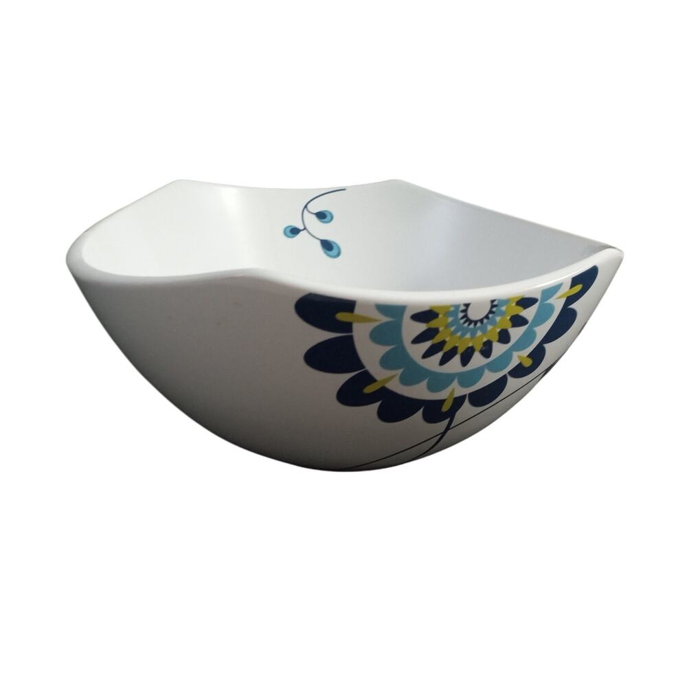 Dansk Classic Fjord Tweet Bowl White Blue Bird 6.75"